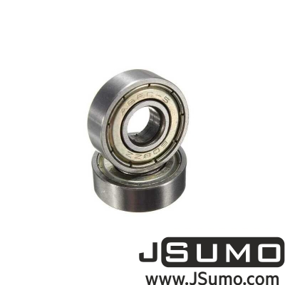 Jsumo - 8mm Hole Diameter Ball Bearing 608ZZ