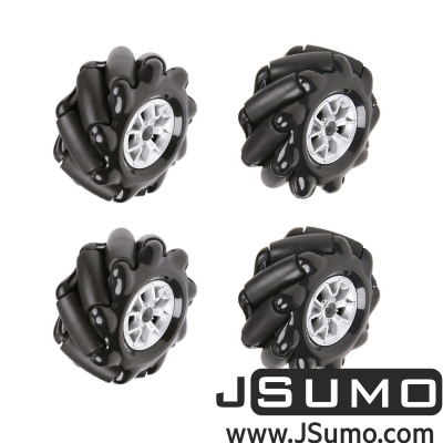  - Black Mecanum Wheel Set - 60mm (4 pcs)