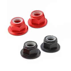  - CW & CCW Nut Set For MT2204-MT2205-RS2205 (4 Pcs) Red-Black