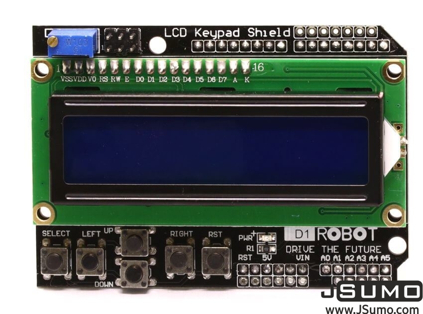 LCD Keypad Shield - Elecrow