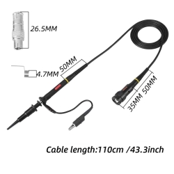 P2200 Oscilloscope Probe Clip 200Mhz 1X 10X with Adjust Tool Kits - Thumbnail