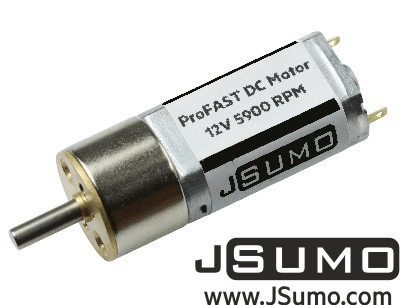 Jsumo - ProFast 12V 5900RPM Fast Gearmotor