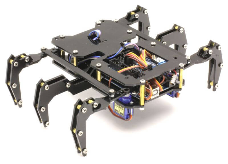 ROBUG Arduino Based Hexapod Robot Kit (Black) Robot Kits Jsumo