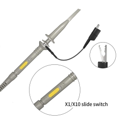 Universal P6100 Oscilloscope Clip Probes 100MHz 1X 10X with Adapter - Thumbnail